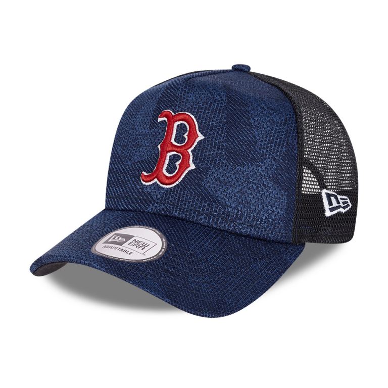 Gorras New Era Mlb Azules - Boston Sox Enginee Fit A-Frame Trucker 37025XBVZ